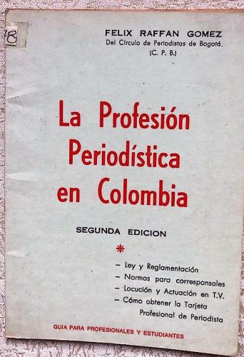 La profesión periodística en Colombia